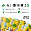 Yellow Wrapping Paper - 6 Sheets Recyclable Wrapping Paper for
