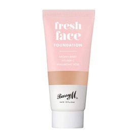 Barry M Cosmetics Fresh Face Lightweight Liquid Foundation Infused With Hyaluronic Acid And Vitamin C, Shade 8