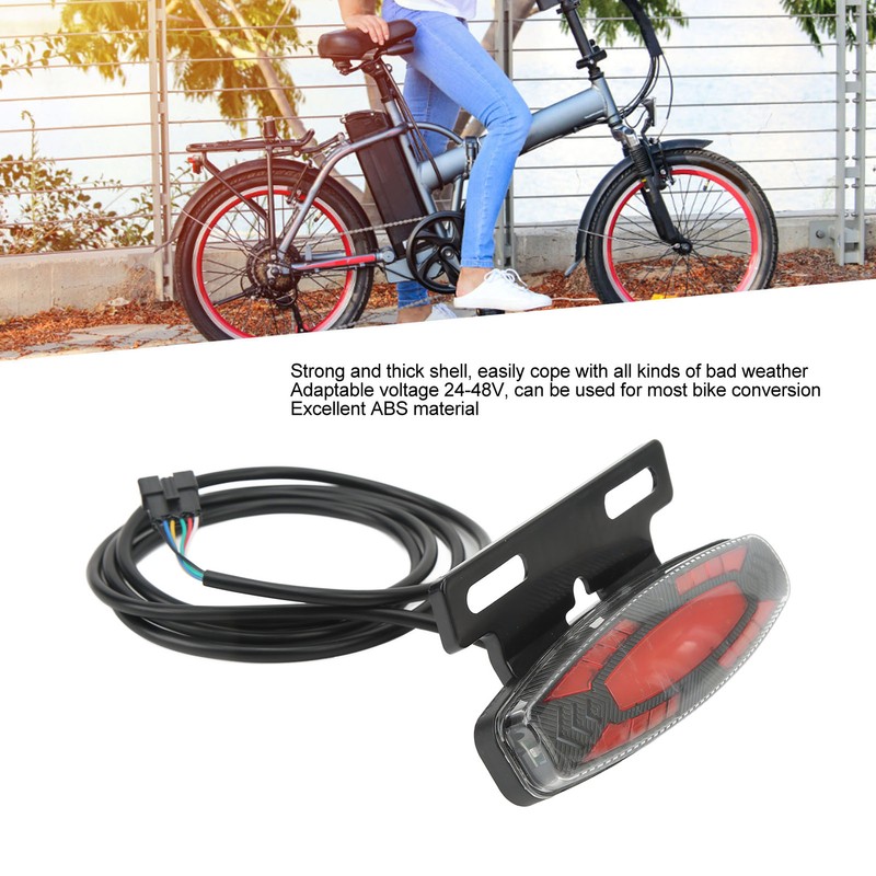Electric Bike Lighting Rear Tail Light High Brightness Bike Brake