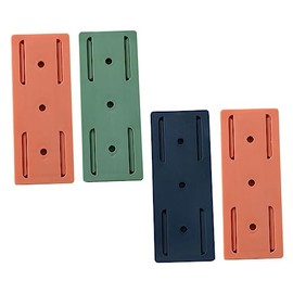 Tofficu 4piezas Fijador De Enchufes para Pared Organizadores De Cables Sin Perforaciones Soporte Autoadhesivo para Regletas De Enchufes Color Aleatorio