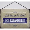 Blechschild Blechemma with Cord 30 x 20 cm [German Language]