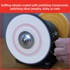 Wjelet 2Pcs 6 Inch Professional Buffing Polishing Wheels for Bench