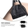 STOBOK Airplane Foot Hammock Memory Foam Footrest for Plane Travel