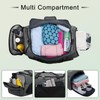 HUA ANGEL Large Sports Bag Men Women with Shoe Compartment