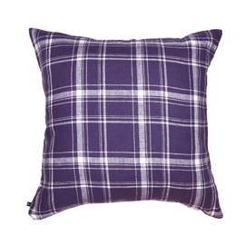 LITHUANIA LINEN Cushion Cover Made of Lithuanian Linen, 23.6 x 23.6 inches (60 x 60 cm), Ankora Purple