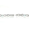 Ice Gems Sterling Silver Genuine or Created Gemstone Infinity Link