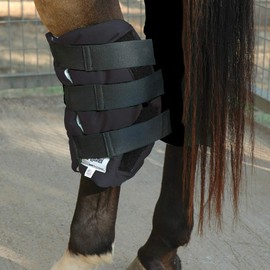 Cashel Boomers Hock Sock Horse Black