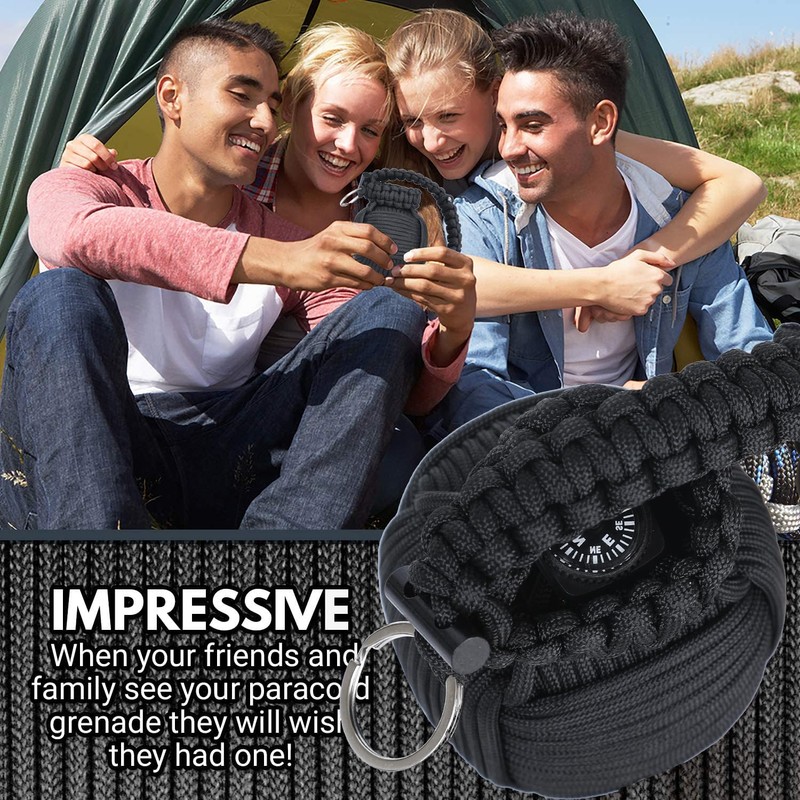 Survival Kit Paracord Grenade The #1 Best 48 Tool Emergency