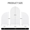 Partslety Arch Backdrop Stand Set of 3, Wedding Arch Cover,