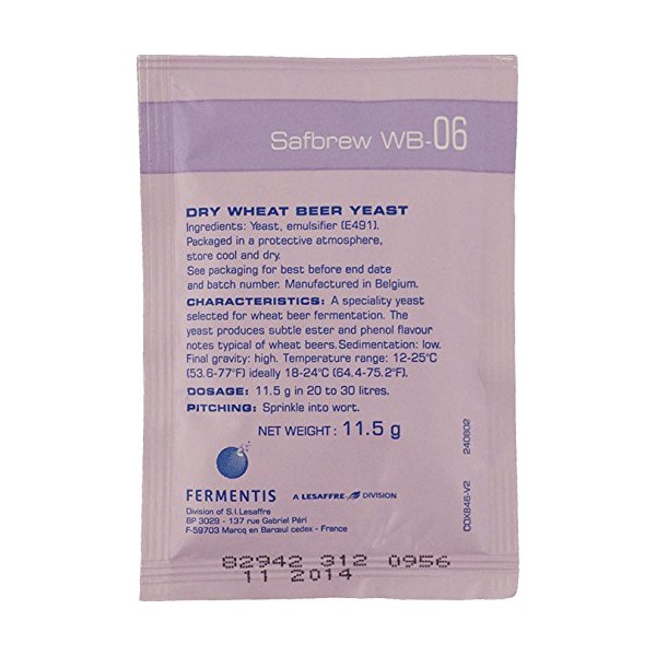 Fermentis Dry Yeast - Safbrew WB-06 (11.5g)