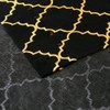 YJ YANJUN Black and Gold Curtains for Bedroom- Metallic Moroccan