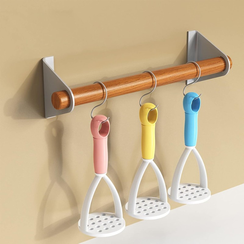 Hand Press Potato Masher Ricer, Smooth Mashed Potatoes Crusher, Kitchen