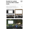 150 Inch Projector Screen 16:9 HD 4K Foldable Portable Double