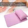 Soft PU Leather Detachable Washable Hand Rest Pillow + Folding