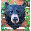 Ebros Large Olympic Black Bear Head Wall Decor Plaque 16"Tall