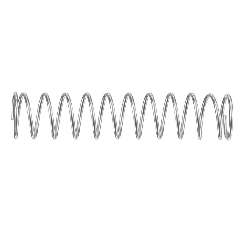 sourcing map Compression Spring, 304 Stainless Steel Compression Springs, Silver