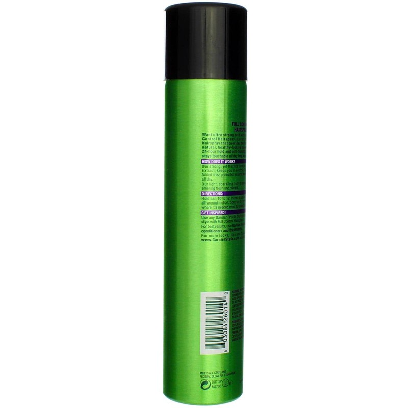 Garnier Fructis Style Full Control Anti-Humidity Hairspray, Ultra Strong Hold