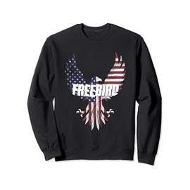 Patriotic Freebird Eagle 4th of July Sweatshirt