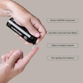 Black Wolf - Men’s Daily Face Oil-Free Moisturizing Gel - 1.7 Fl Oz- Hyaluronic Acid and Aloe Vera Hydrate Your Skin - Ultra-Hydrating Lightweight Formula for Sensitive Skin Skincare