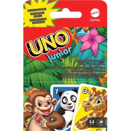 Mattel Games Mattel Games UNO Junior Card Game for Kids with Simple Rules, Levels of Play & Animal Matching for 2 to 4 Players