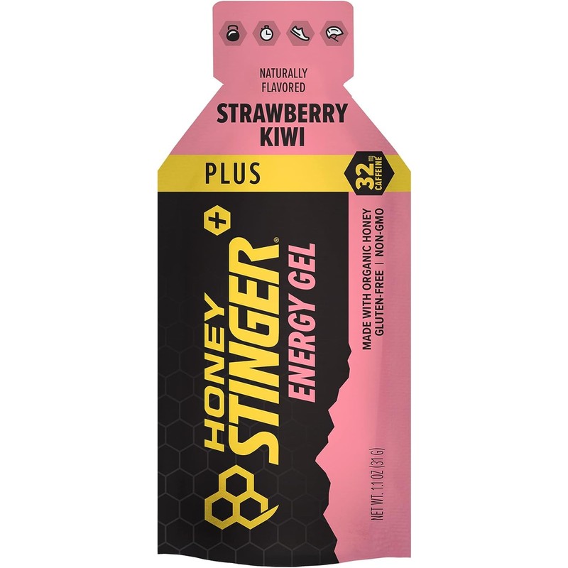 Honey Stinger Strawberry Kiwi Energy Gel | Caffeinated & Gluten