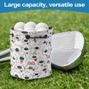 Golf Valuables Pouch | Store 12-18 Balls Valuables Organizer Tee