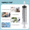30 Pack 10ml Plastic Syringe Sterile Individual Wrap with Cap,