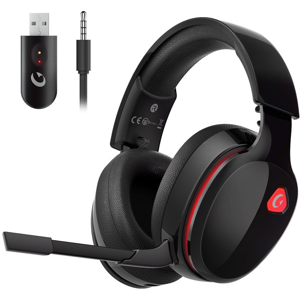 Gvyugke Wireless Gaming Headset PC, PS5, Mac, Switch, Wireless Bluetooth