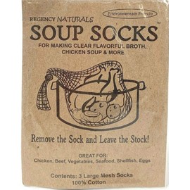 Regency Natural Soup Socks for Making Soup Stock, Set of 3
