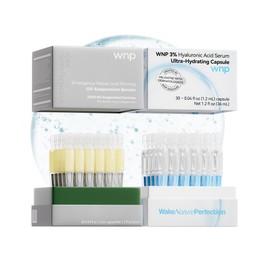 WNP serum set: Ultra Hydrating Serum 3% 4D Hyaluronic Acid +Emergency Repair Firming Oil-Suspension Serum Hydrating+Skin Repair|Single-Use Vials Skincare for Sensitiveskin 72ml