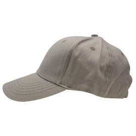 Rf Men's Cap, Large Size, Deep, Extra Large, 23.6 - 26.8 inches (60 - 68 cm), Deep (100% Cotton), Unisex, Stylish, Cool, Brim Length, Popular,, grey/solid