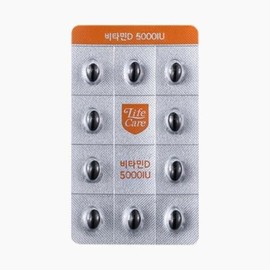 Life Care Vitamin D 5000IU 180 Capsules 4 Bone Health / 라이프케어 비타민D 5000IU 180캡슐 4개 뼈건강