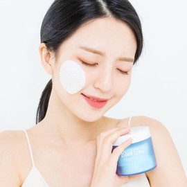 Lansray sebum, dead skin cells, blue salt cooling toner pads, 70 sheets / 랑스레 피지,각질 순삭 블루솔트 쿨링토너패드 70매