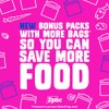 Ziploc Sandwich and Snack Bags with EasyGuide Texture, Plastic Storage