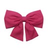 Cotton Cheer Hair Bows (Medium Size) (Barrette, Hot Pink)