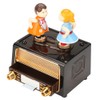 Retro Radio Shape with Lovely Dolls Storage Music Box Wedding