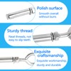 SNOMEL 5 Pack Expansion Concrete Wall Anchors Eye Bolts Screw,