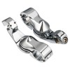 XFMT Chrome 1-1/4" 32mm Highway Engine Guard Foot Pegs W/Short