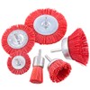 Swpeet 6Pcs Nylon Filament Abrasive Wire Brush Wheel & Cup