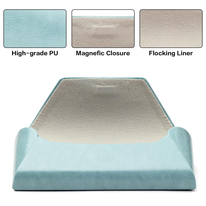 Face Shadow Glasses Case Hard Shell Light Portable Eyeglass Case