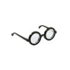 AURACASA Black Round Nerd Glasses with Thick Lenses Classic Frame