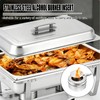 Vastsea Pack of 2 Fondue Burner, Fuel Paste Container, Portable