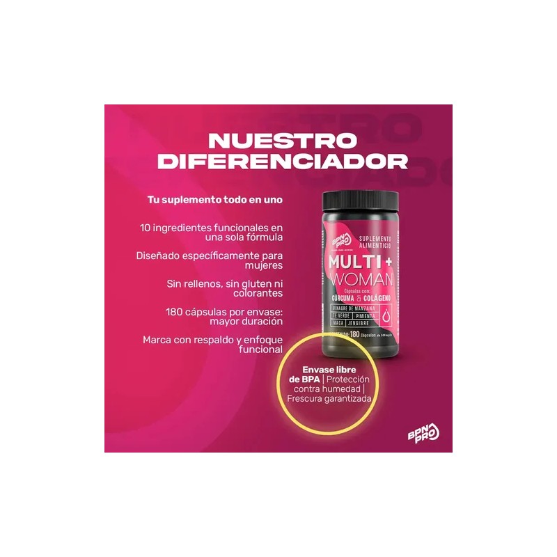 BPN Pro Pack Multi Plus Woman y Day BRN Sin