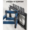Pipishell Full Motion TV Wall Mount for 42-85 inch Flat
