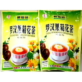 ge xian weng 2 Pack-Grosvenor Momordica and Chrysanthemum Herbal Tea (10g x 16) each NEW!!