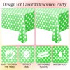 1 Piece Lime Green Polka Dot Rectangle Tablecloth - 54x72“