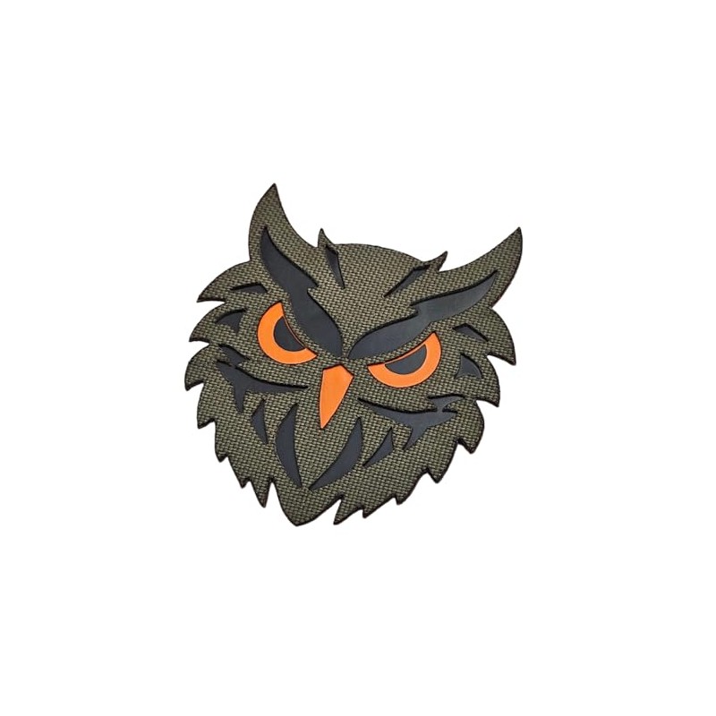 Owl Tactical Night Hunter Lasercut Patch Morale [Ranger Green]
