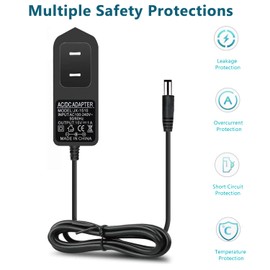 15V Power Adapter Compatible with Litter Robot 2, 3, 4 Open Air Self Cleaning Cat Litter Box