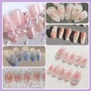 150 Pcs Kawaii 3D Nail Charms with Nail Charm Glue