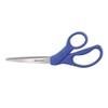 Westcott 43218 Preferred Line Stainless Steel Scissors, 8-Inch Bent, Blue